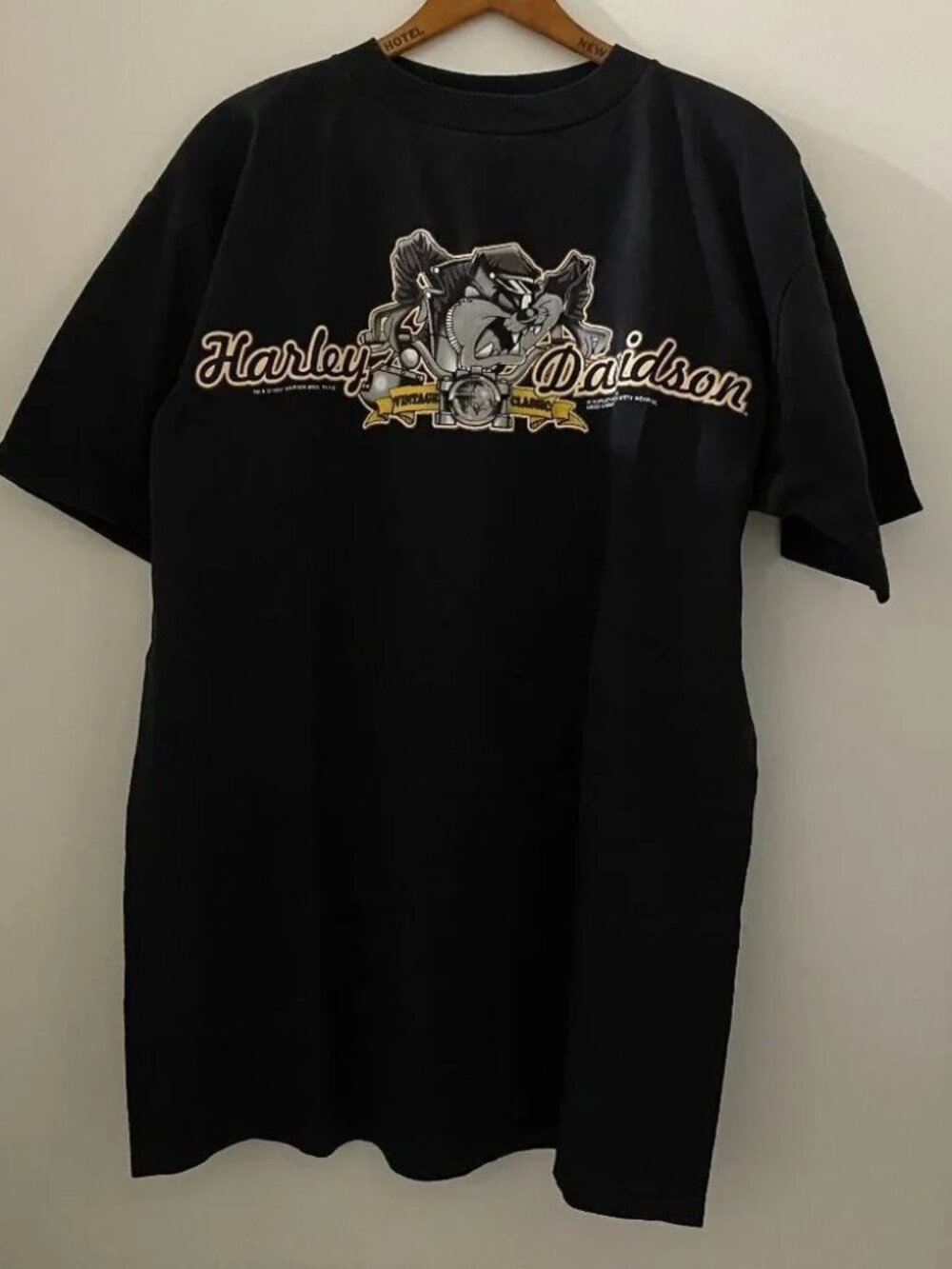 VINTAGE 90S HARLEY DAVIDSON 'TAZ' T-SHIRT SIZE L